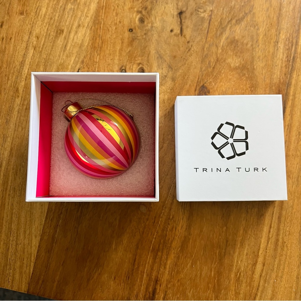 Trina Turk Christmas Ornament - brand new and ships in box!